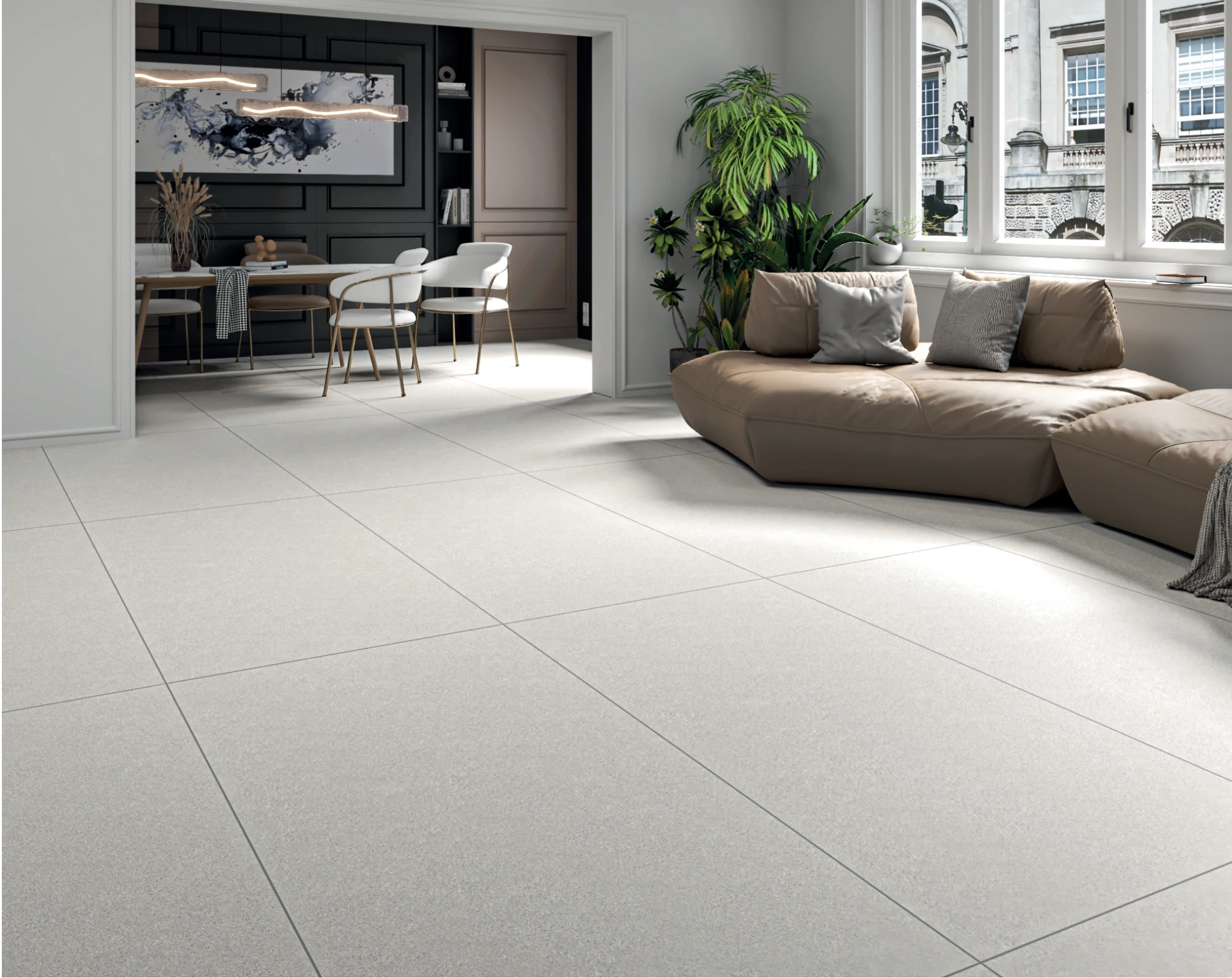 Cemento Grey installed application
